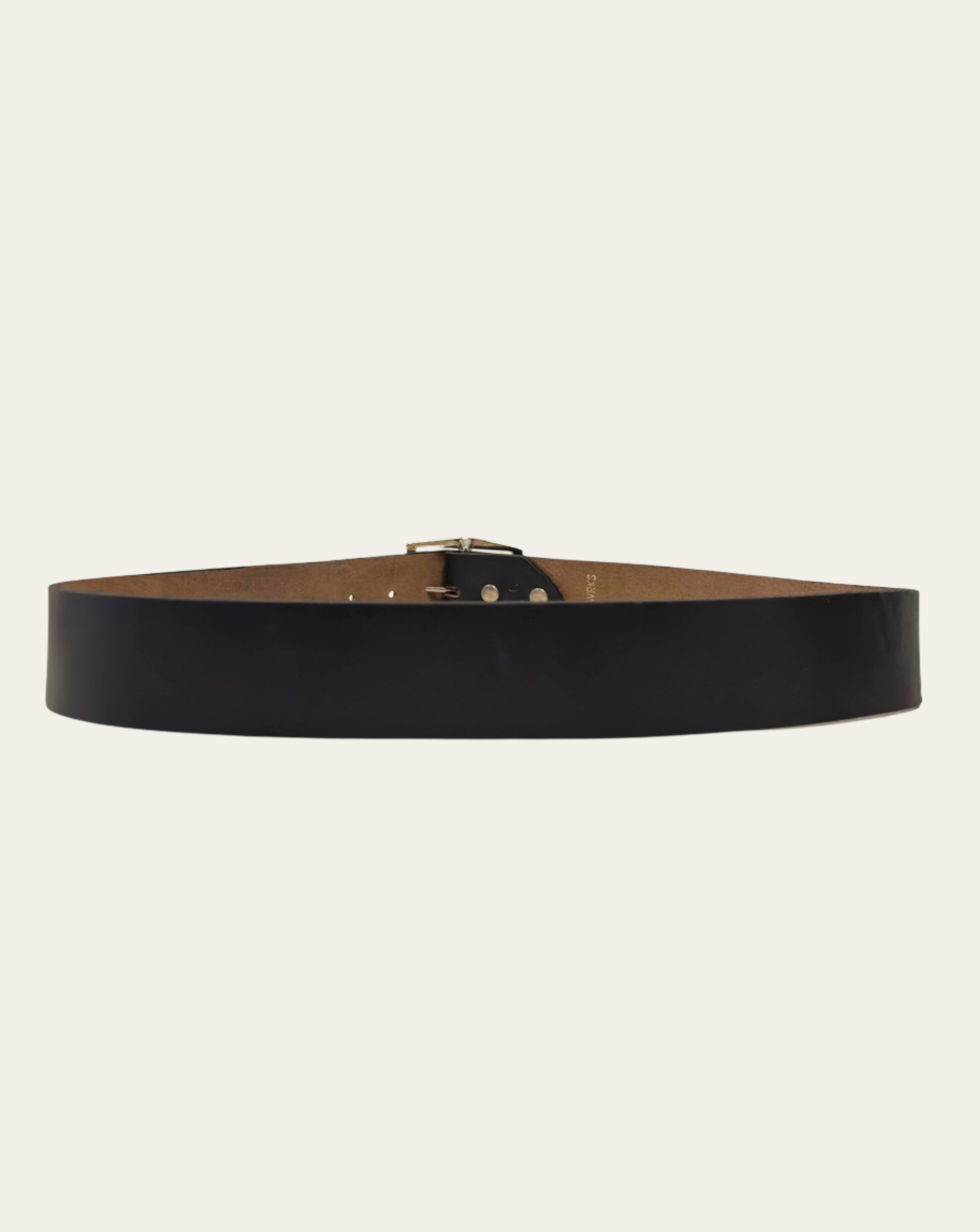 The 'Jetson' Black Leather Belt
