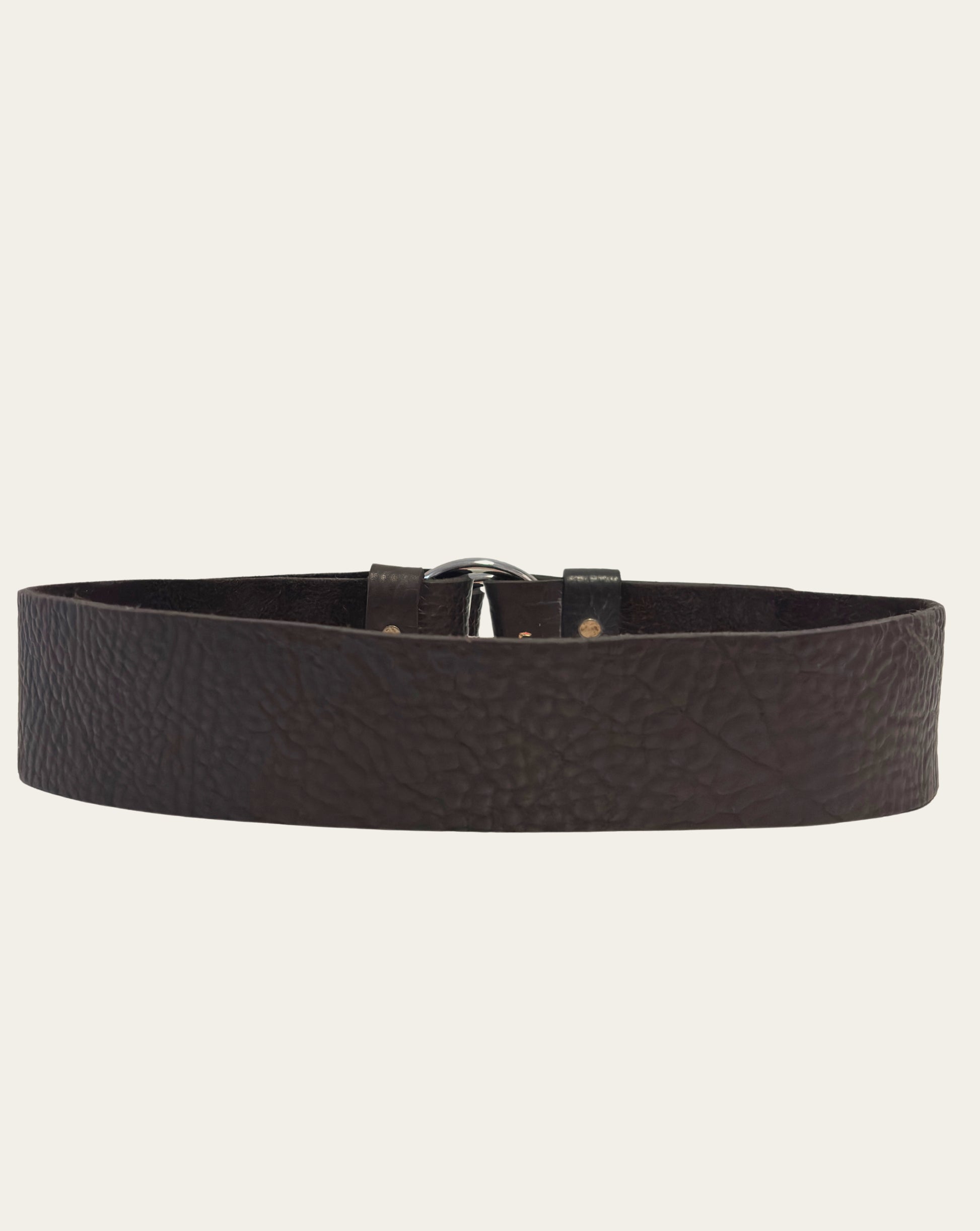 Dark Brown Ring Buckle