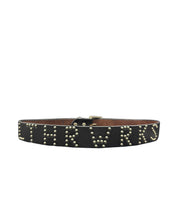 Load image into Gallery viewer, BL-01 &quot;CUSTOM TEXT&quot; STUDDED BELT
