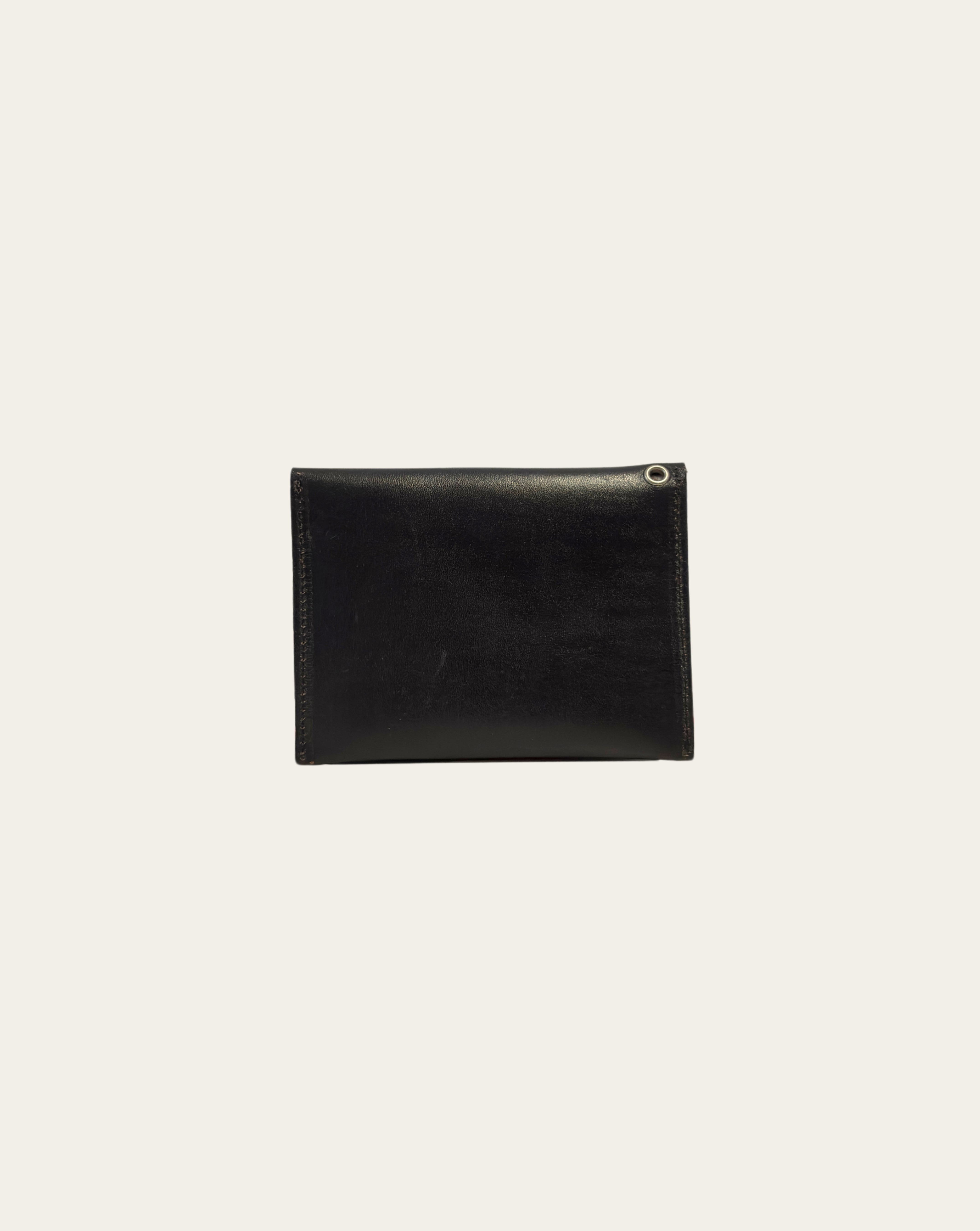 Black Leather Coin Case – LTHR WRKS