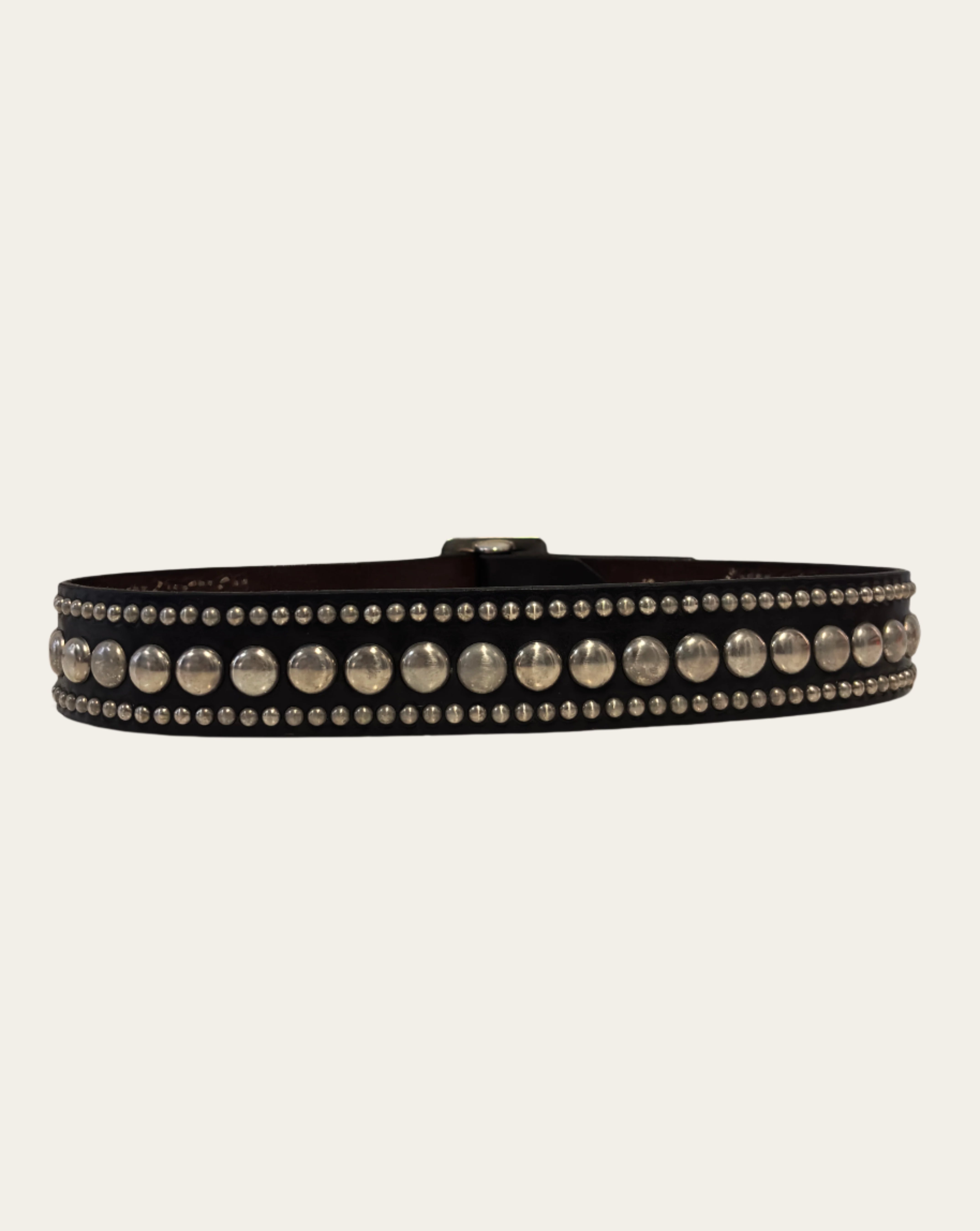 Black Leather Studded Belt – LTHR WRKS